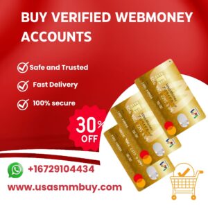 Buy Verified WebMoney Accounts
